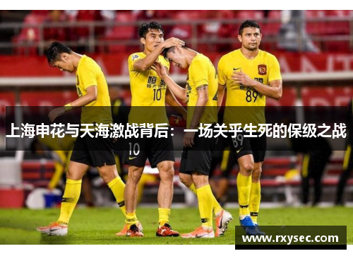 上海申花与天海激战背后：一场关乎生死的保级之战